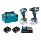 Makita DLX2574TJ įrankių rinkinys 2x5 Ah Makita DLX2574TJ įrankių rinkinys 2x5 Ah